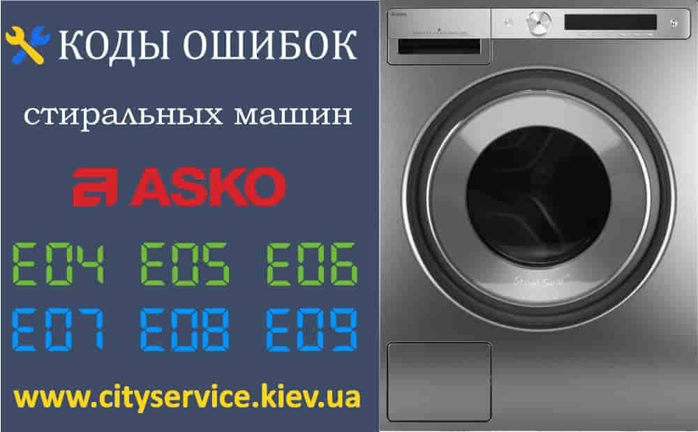 Коды Ошибок Стиральных Машин Asko