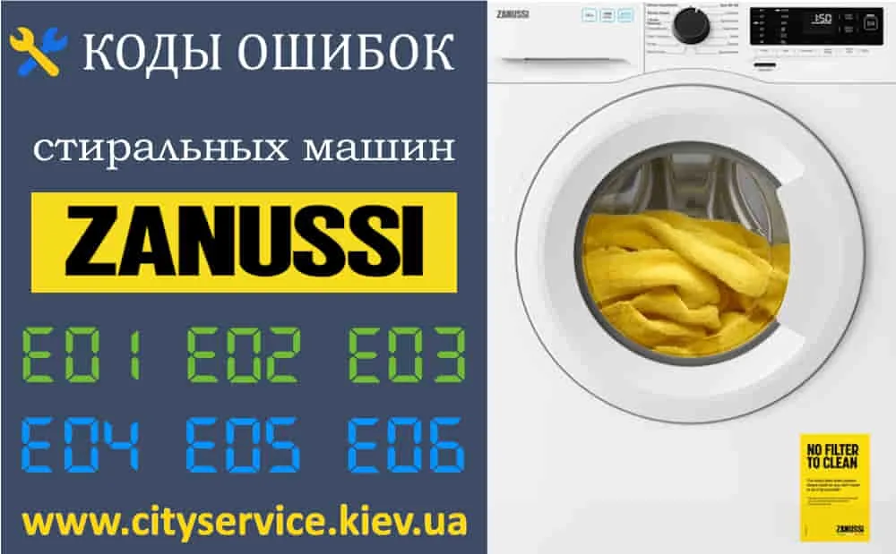 Коды Ошибок Стиральных Машин Zanussi