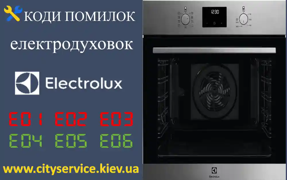 Коди Помилок Духових Шаф Electrolux